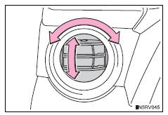 Toyota RAV4. Front side outlets