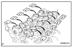 Toyota RAV4. Install camshaft
