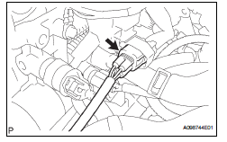 Toyota RAV4. Install exhaust manifold converter subassembly