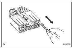 Toyota RAV4. Checking connectors