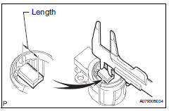 Toyota RAV4. Inspect generator brush holder assembly