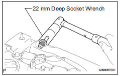 Toyota RAV4. Remove ventilation valve sub-assembly