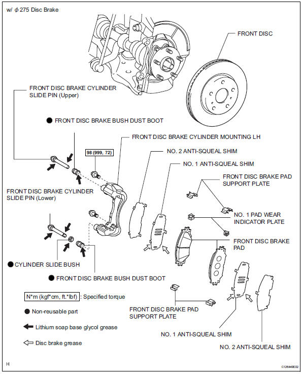 Toyota RAV4. Front brake