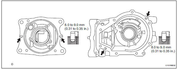 Toyota RAV4. Install straight pin