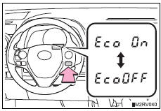 Toyota RAV4. Eco driving indicator light customization