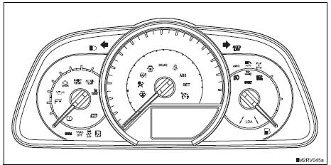 Toyota RAV4. Instrument cluster