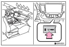Toyota RAV4. Defogging the windshield