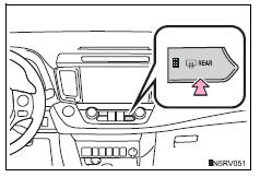 Toyota RAV4. Rear window and outside rear view mirror defoggers