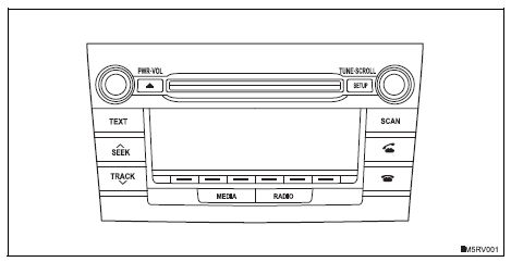 Toyota RAV4. Cd player with am/fm radio