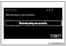 Toyota RAV4. How to register a bluetooth® device