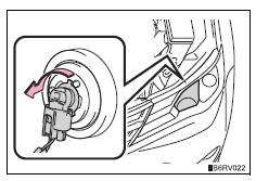 Toyota RAV4. Daytime running lights/headlight high beams