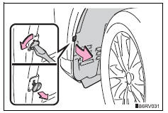 Toyota RAV4. Fog lights (if equipped)