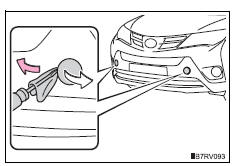 Toyota RAV4. Emergency towing procedure