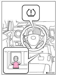 Toyota RAV4. How to initialize the tire pressure warning system