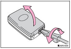 Toyota RAV4. Replacing the battery