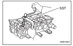 Toyota RAV4. Remove exhaust valve