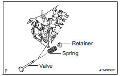 Toyota RAV4. Remove exhaust valve