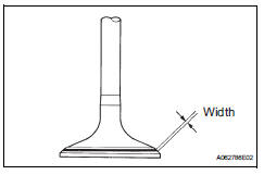 Toyota RAV4. Inspect valve seat