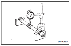 Toyota RAV4. Inspect camshaft