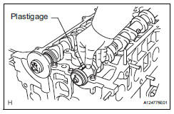 Toyota RAV4. Inspect camshaft oil clearance