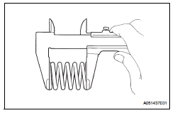 Toyota RAV4. Inspect inner compression spring