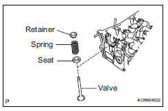 Toyota RAV4. Install intake valve