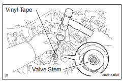 Toyota RAV4. Install exhaust valve