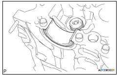 Toyota RAV4. Install no. 2 Camshaft bearing