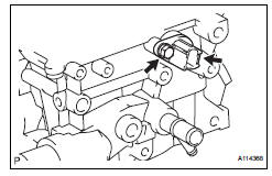 Toyota RAV4. Install camshaft position sensor