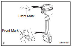 Toyota RAV4. Install piston