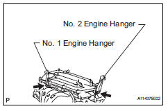 Toyota RAV4. Install engine hanger