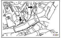 Toyota RAV4. Connect engine wire