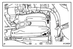 Toyota RAV4. Install battery bracket reinforcement