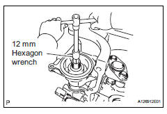 Toyota RAV4. Remove water pump assembly (see page co- 11)