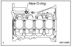 Toyota RAV4. Install stiffening crankcase assembly