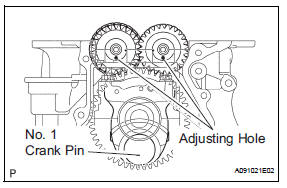 Toyota RAV4. Install stiffening crankcase assembly