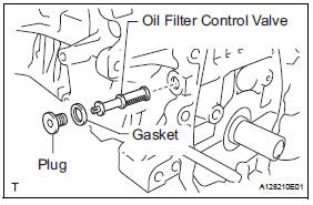 Toyota RAV4. Install oil control valve filter