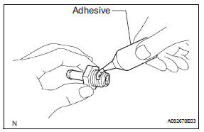 Toyota RAV4. Install ventilation valve sub-assembly