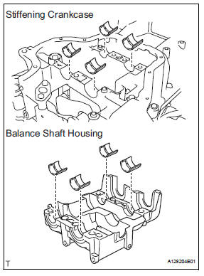 Toyota RAV4. Install no. 1 Balance shaft bearing