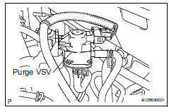 Toyota RAV4. Replace duty vacuum switching valve (purge vsv)