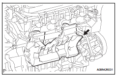 Toyota RAV4. Remove intake manifold insulator