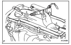 Toyota RAV4. Check ignition coil assembly and perform spark test