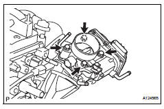 Toyota RAV4. Install throttle body