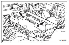Toyota RAV4. Install no. 1 Engine cover