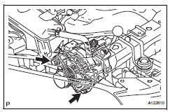 Toyota RAV4. Remove generator assembly