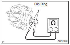 Toyota RAV4. Inspect generator rotor assembly