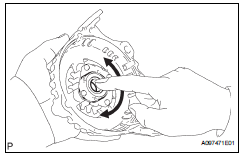 Toyota RAV4. Inspect generator drive end frame bearing