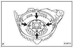 Toyota RAV4. Replace generator drive end frame bearing