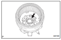 Toyota RAV4. Install generator rotor assembly