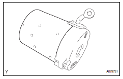 Toyota RAV4. Remove starter yoke assembly